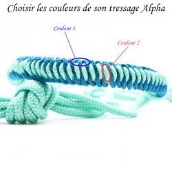 Licol éthologique personnalisable - tressage Alpha