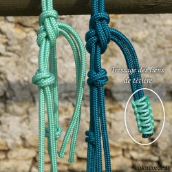 Licol en corde Pedro - licol éthologique personnalisable